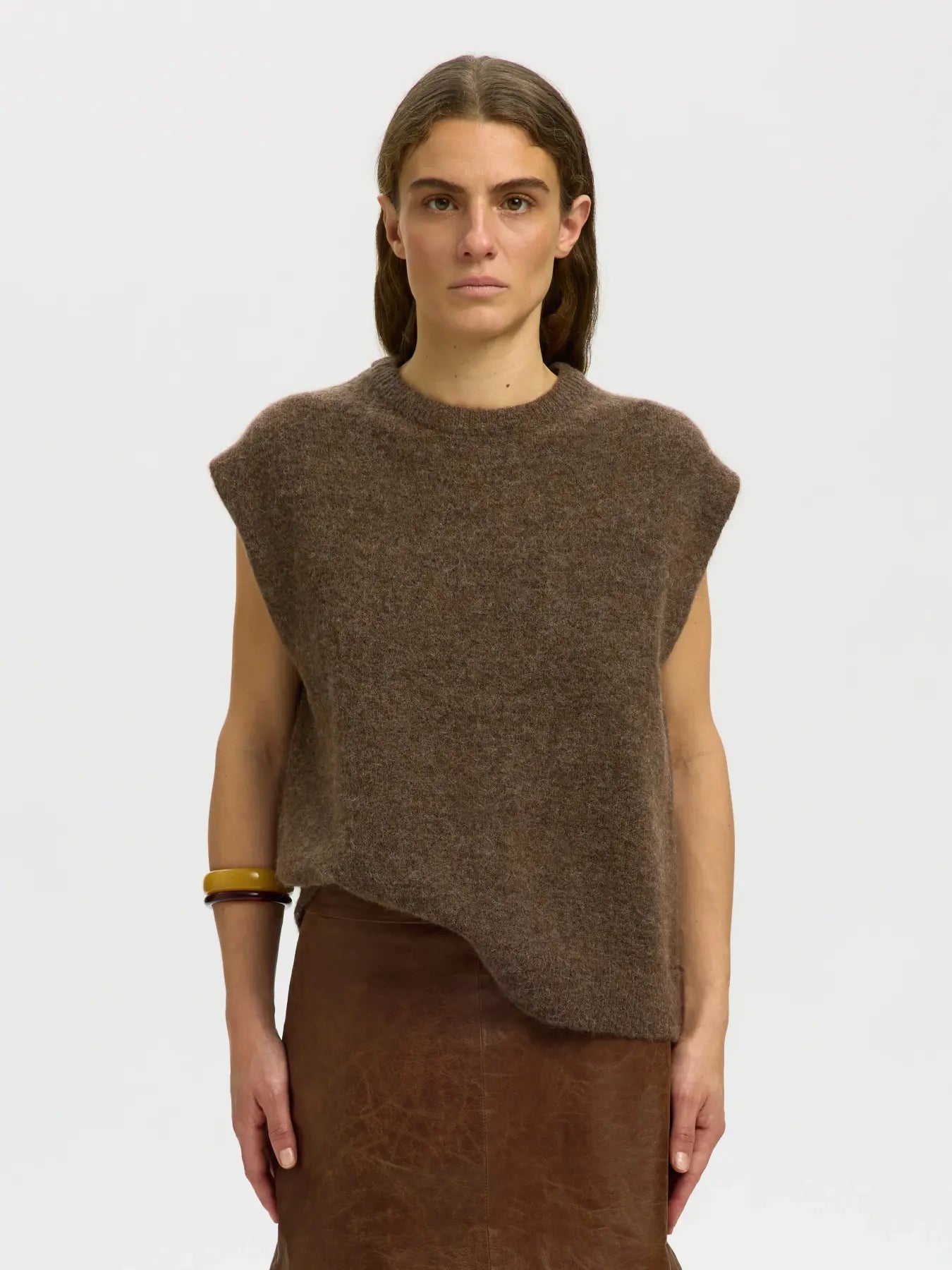 Selected F - Cap Sleeve Vest - Lulu