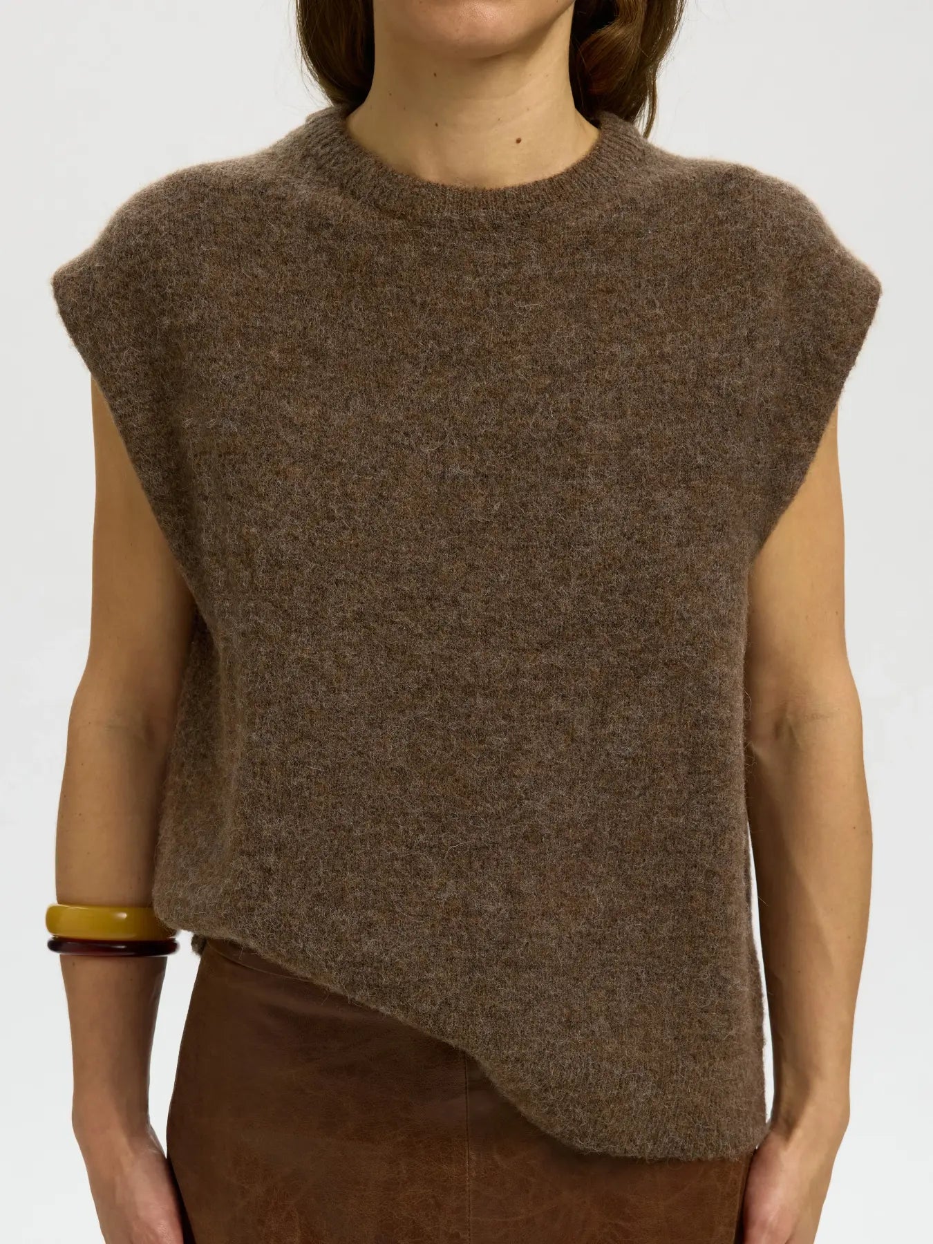 Selected F - Cap Sleeve Vest - Lulu