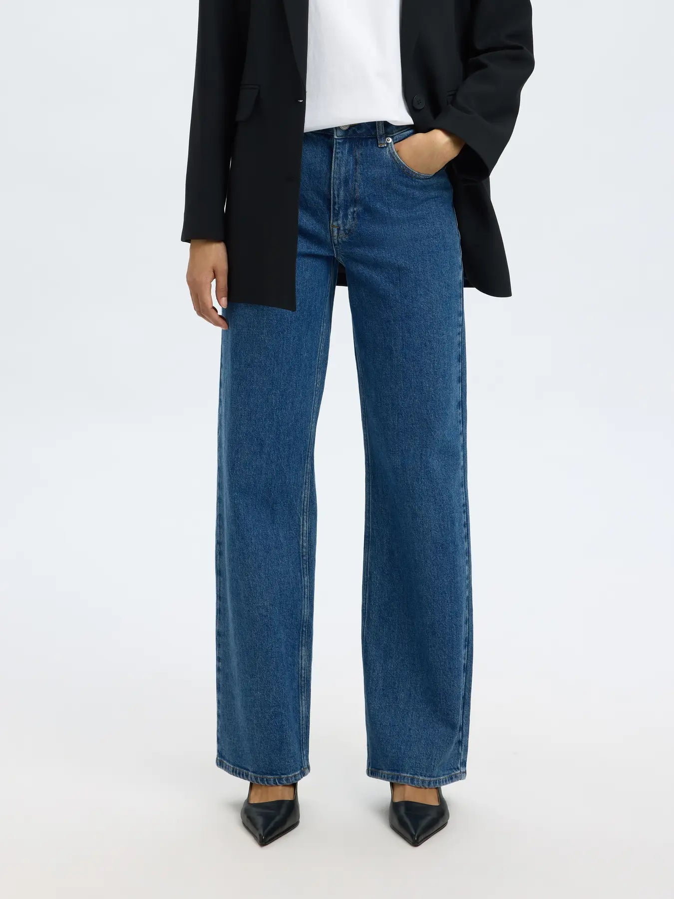 Selected F - Wide Leg Jean - Bea-Kori