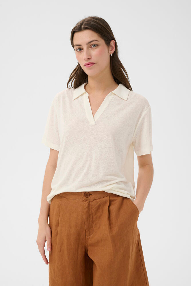 Part Two - Linen Mix Polo - Berlina