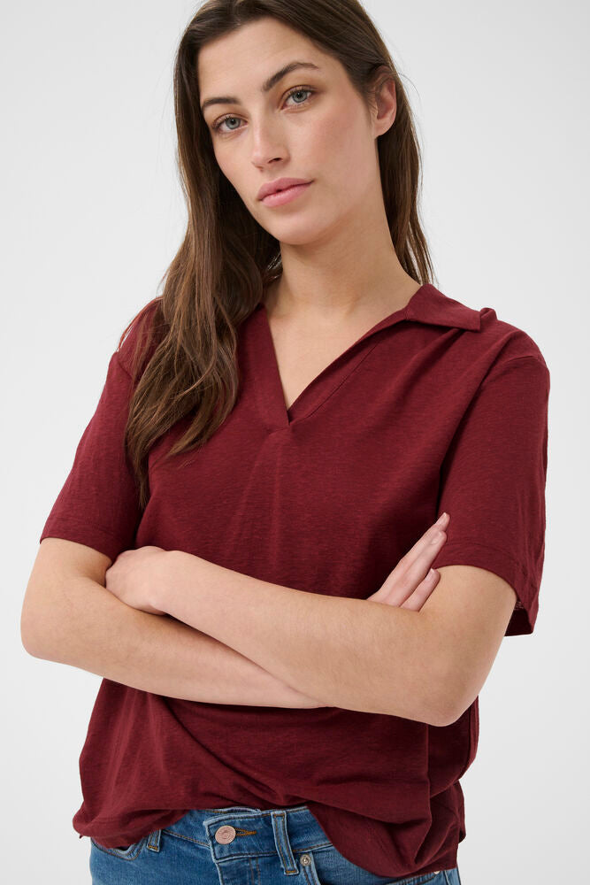 Part Two - Linen Mix Polo - Berlina