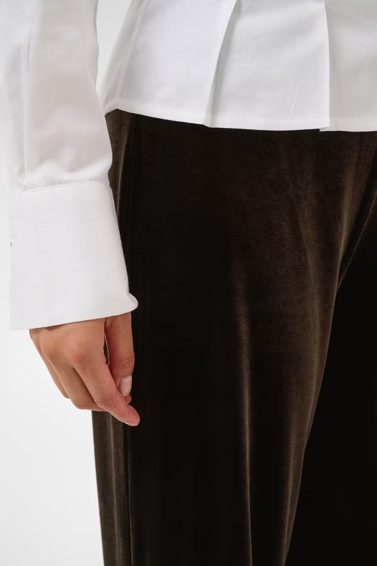 Part Two - Pull On Velvet Trousers - Dahnyo