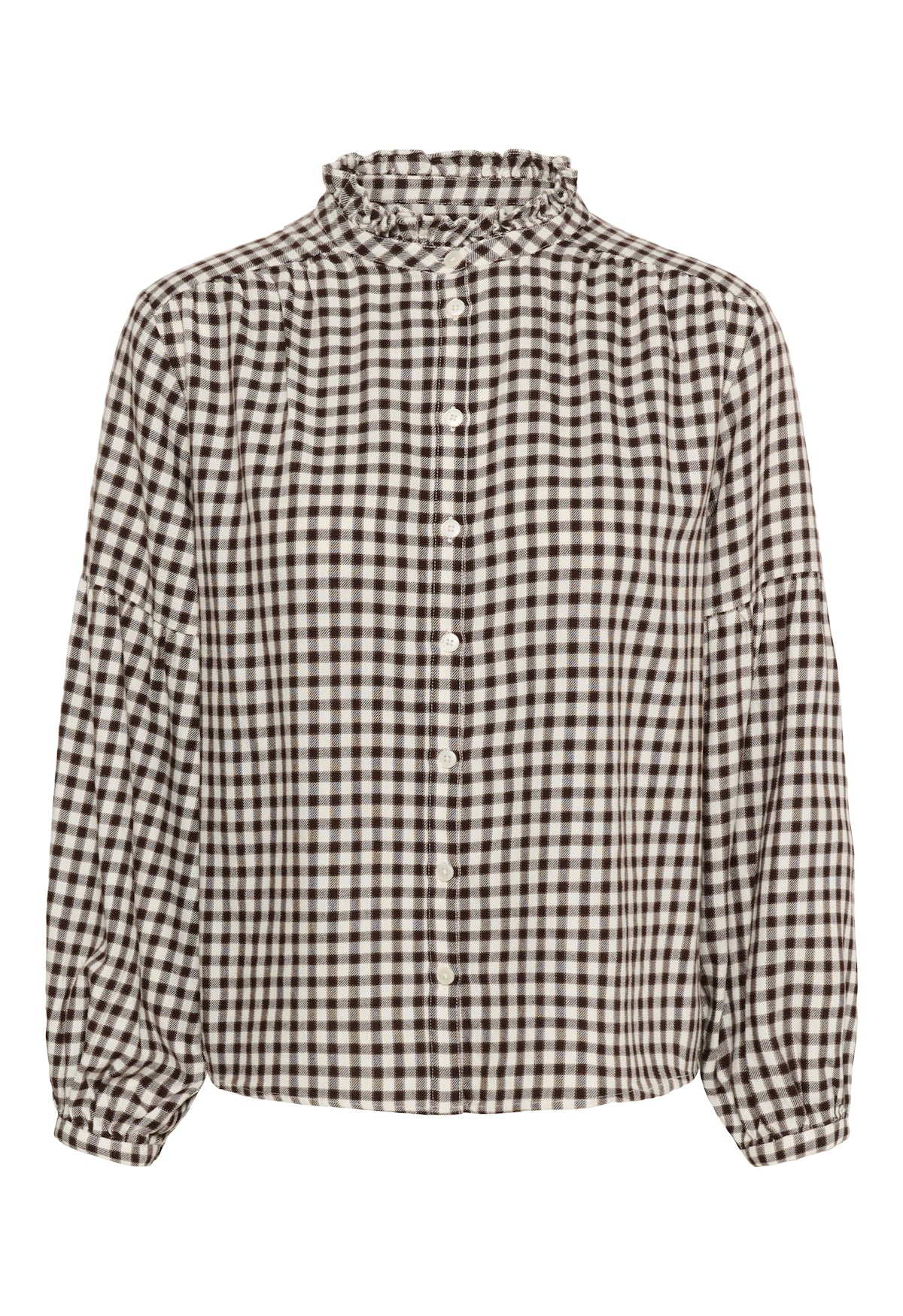 Part Two - Frill Flannel Shirt - Samilla
