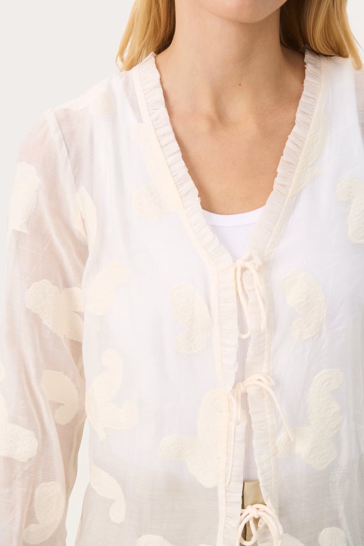 Part Two - Tie Blouse - Rachelle