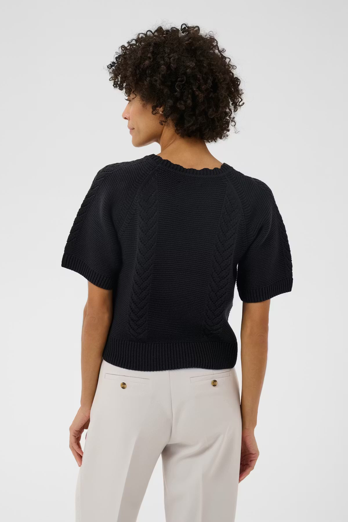 Part Two - Short Sleeve Knit - Anisette