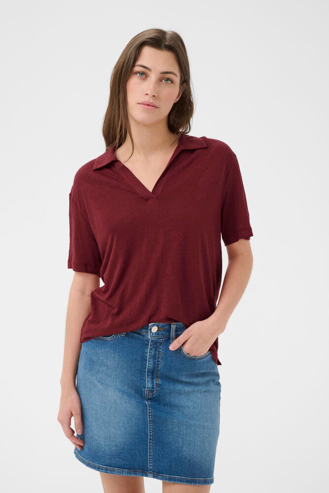 Part Two - Linen Mix Polo - Berlina