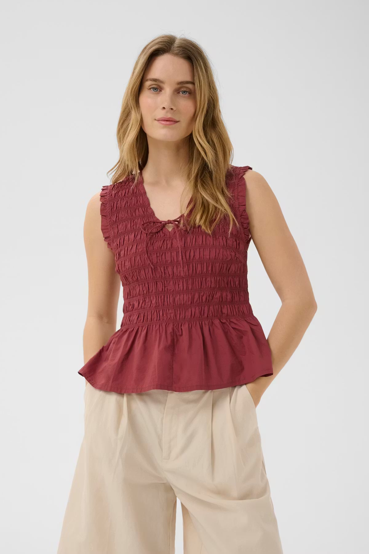 Part Two - Smocked Top - Borgny