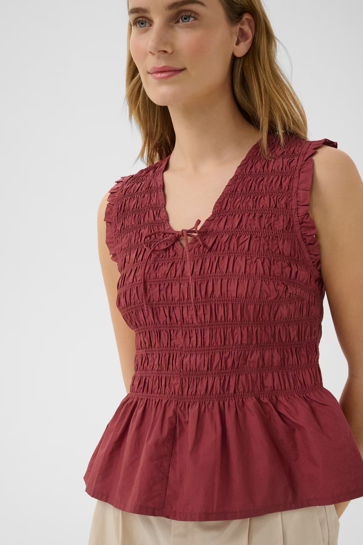 Part Two - Smocked Top - Borgny