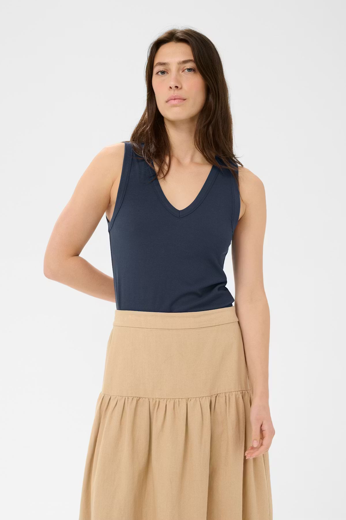 Part Two - Ribbed Vest - Nikkia
