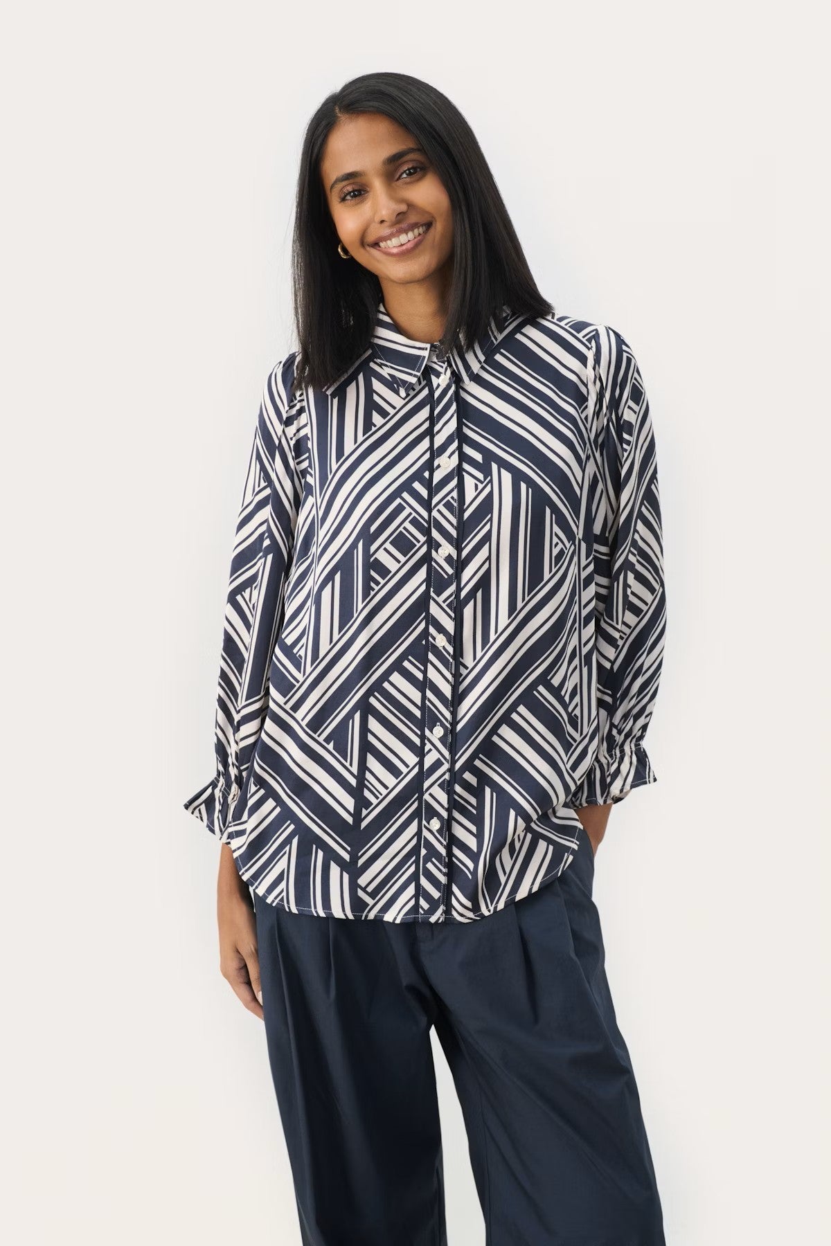 Part Two - Graphic Print Blouse - Nevine