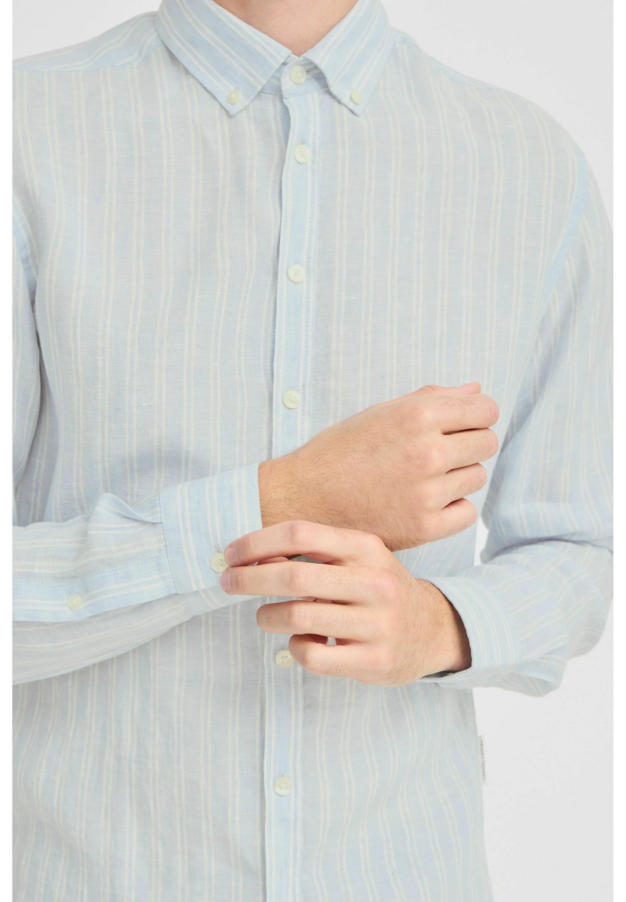 Casual Friday - Linen Stripe Shirt - Dallas