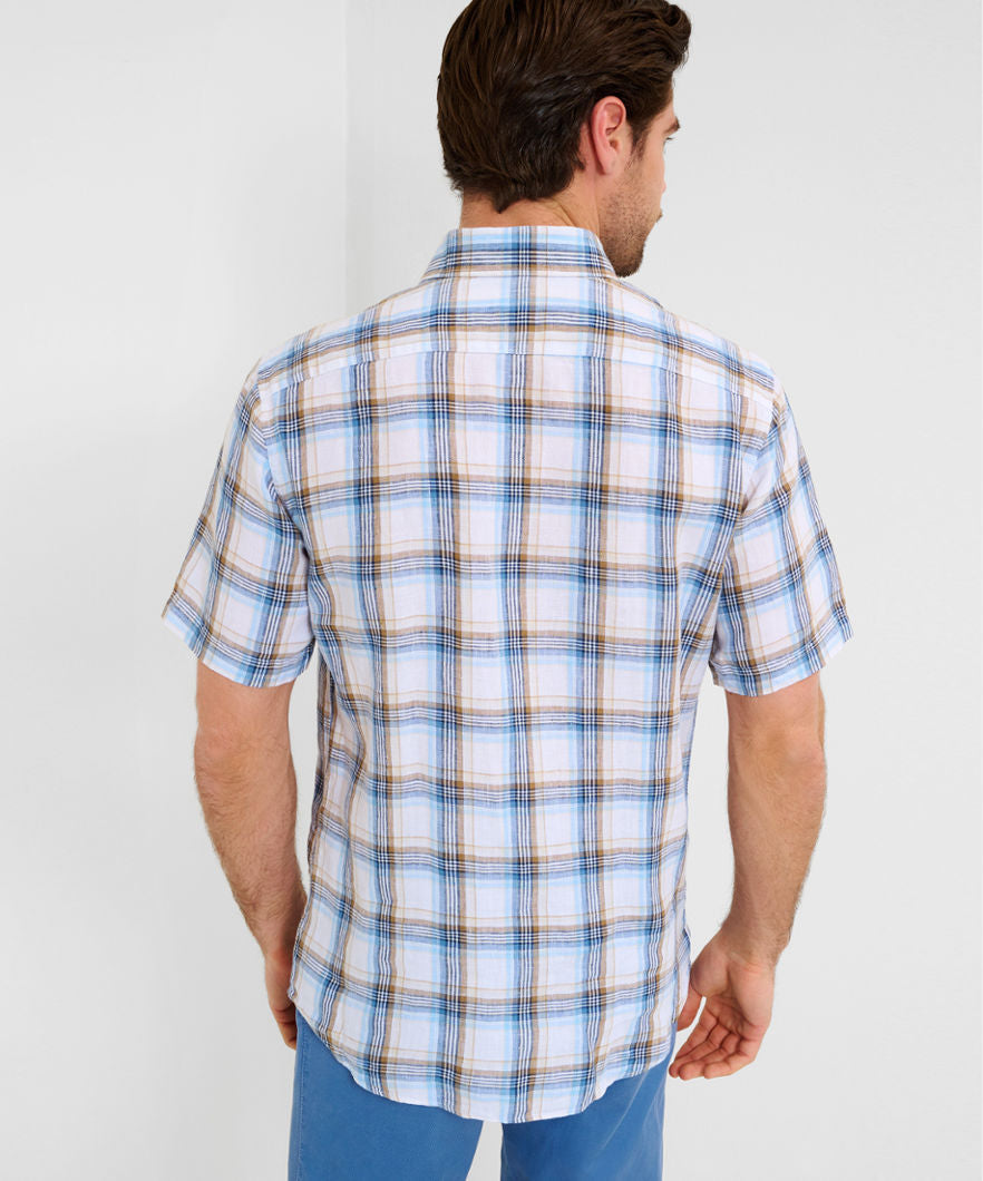 Brax - Short Sleeve Linen Shirt - Dan