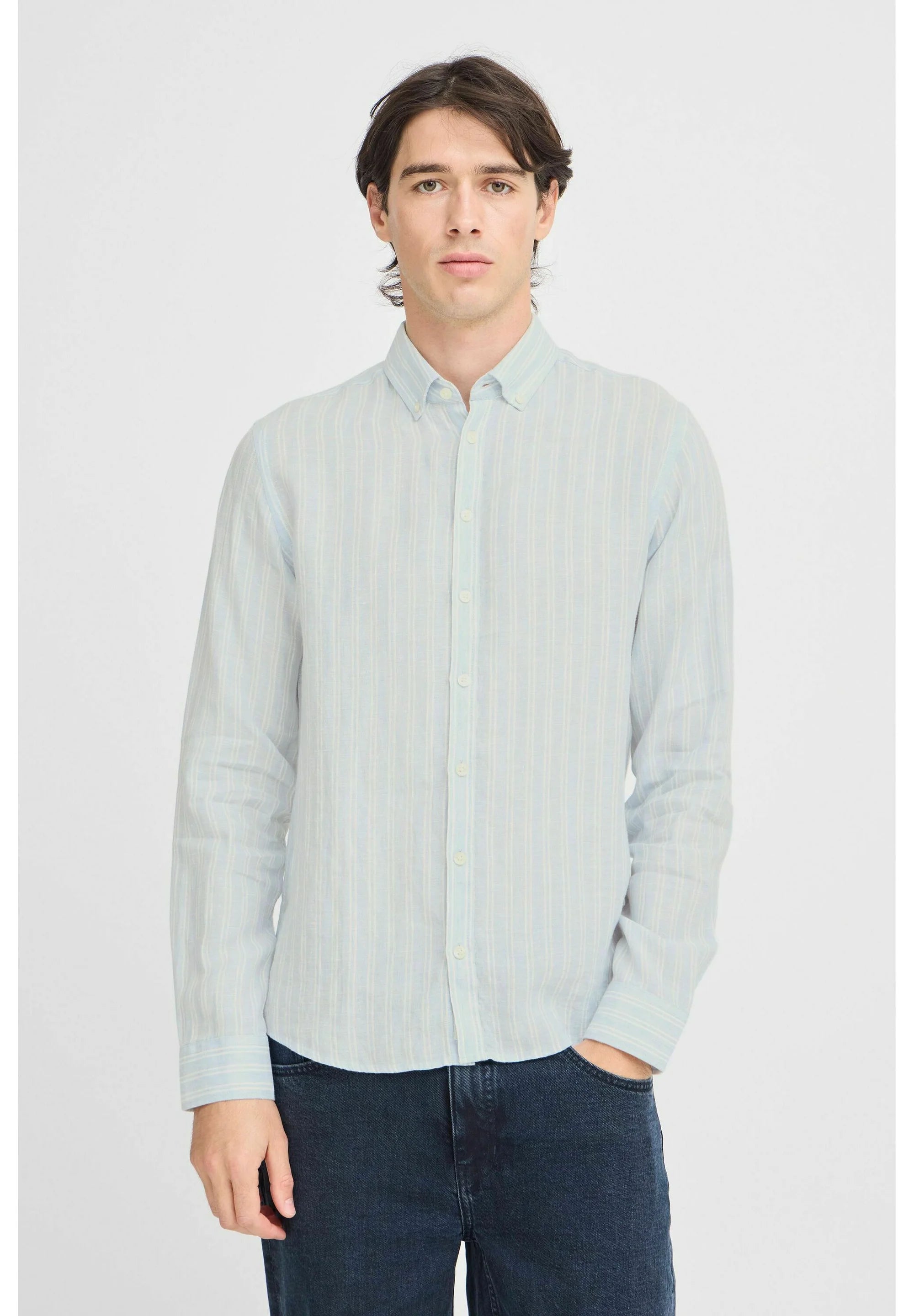 Casual Friday - Linen Stripe Shirt - Dallas