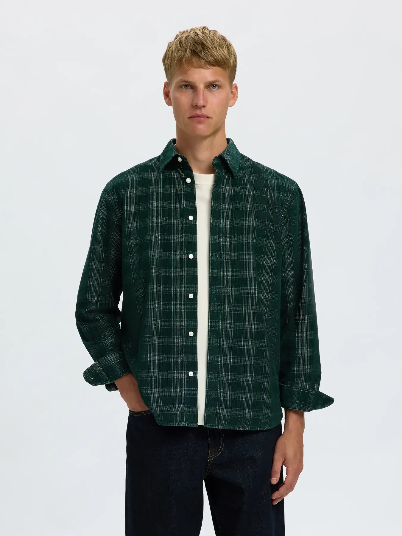 Selected H - Cord Shirt - Claus
