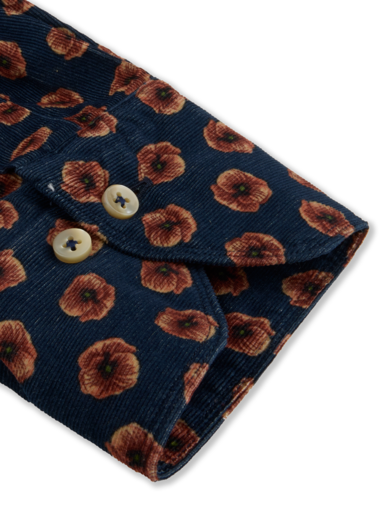 Stenstroms - Cord Flower Shirt