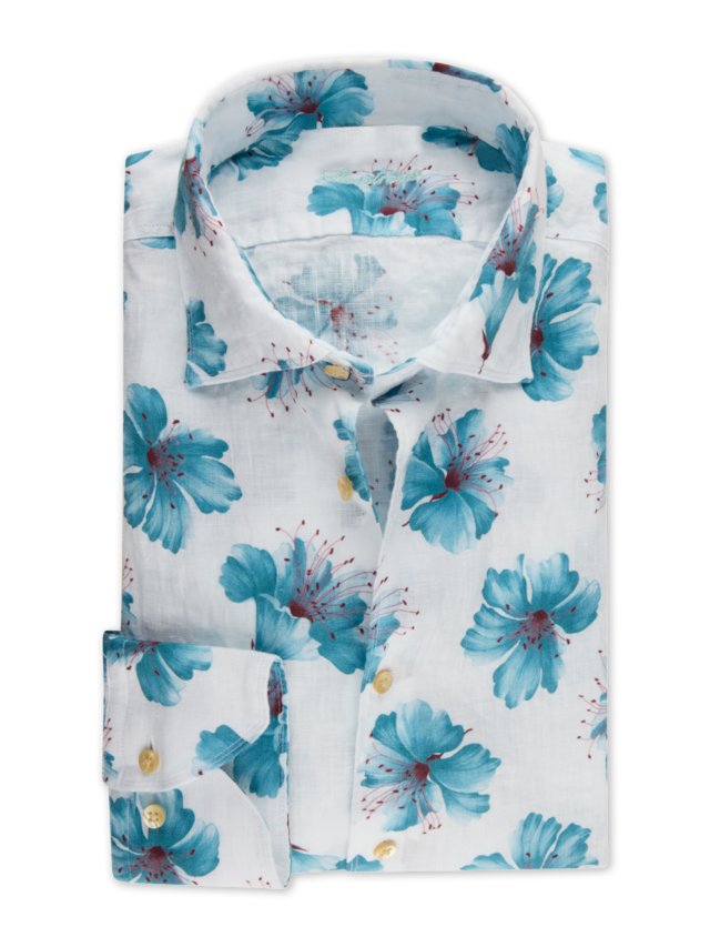 Stenstroms - Linen Floral Shirt