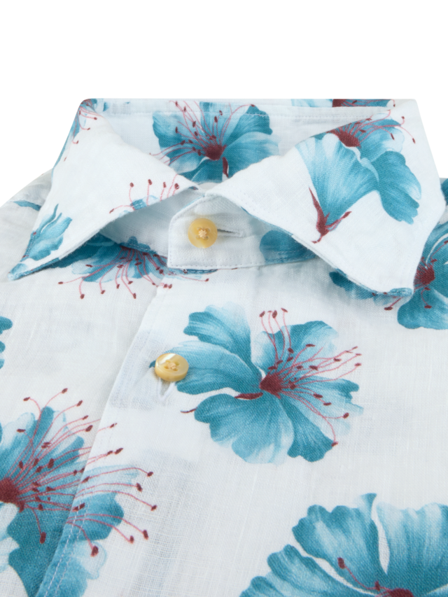 Stenstroms - Linen Floral Shirt
