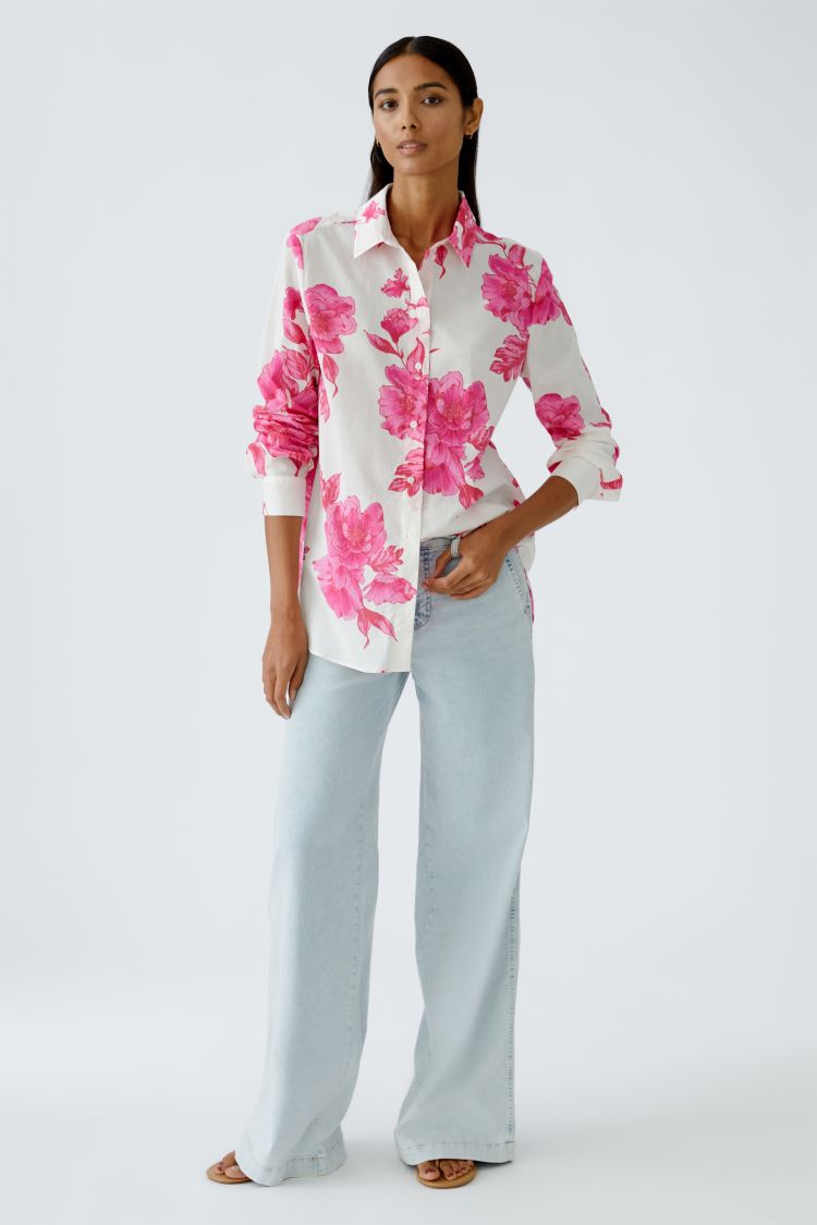 Oui - Floral Print Shirt
