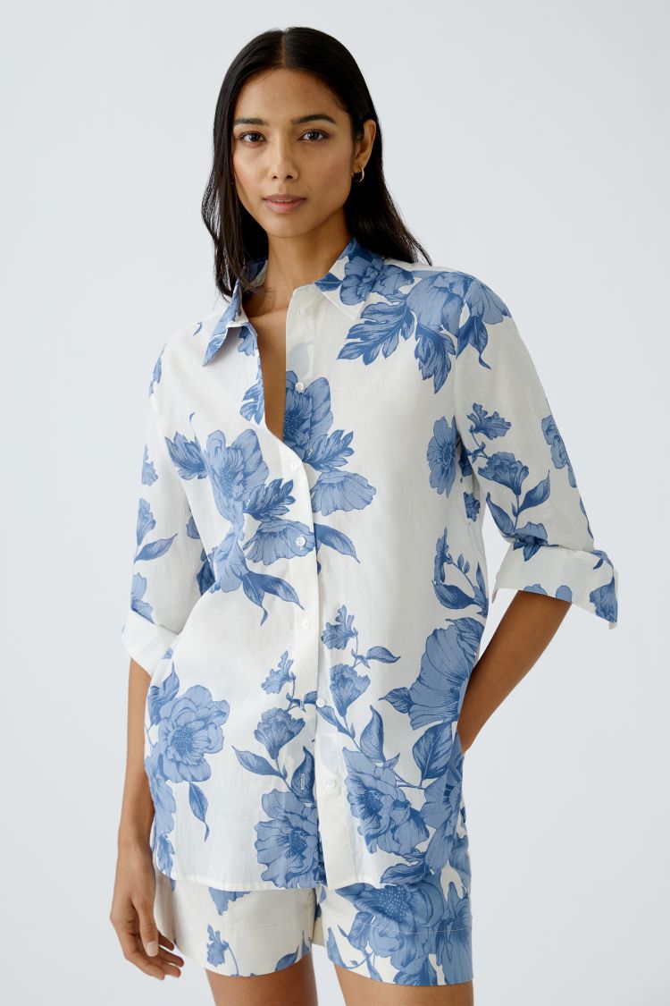 Oui - Floral Print Shirt