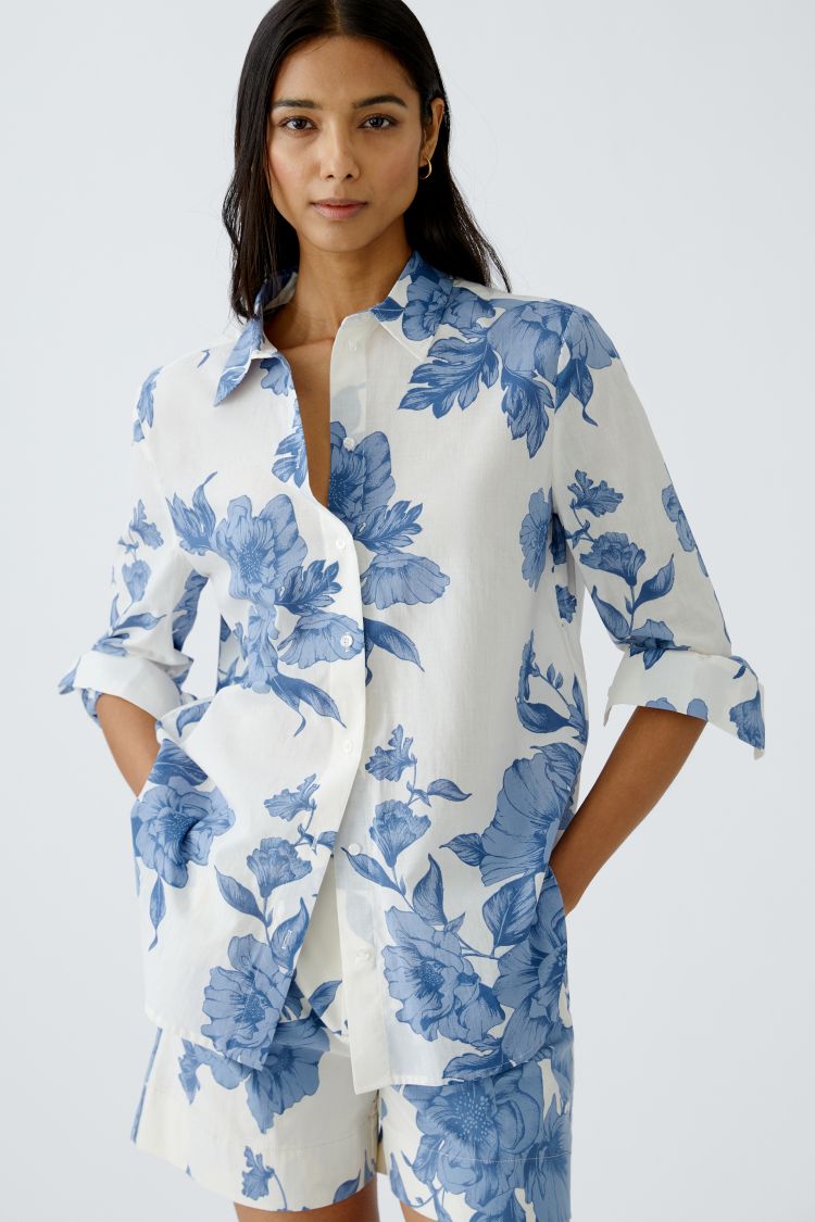 Oui - Floral Print Shirt