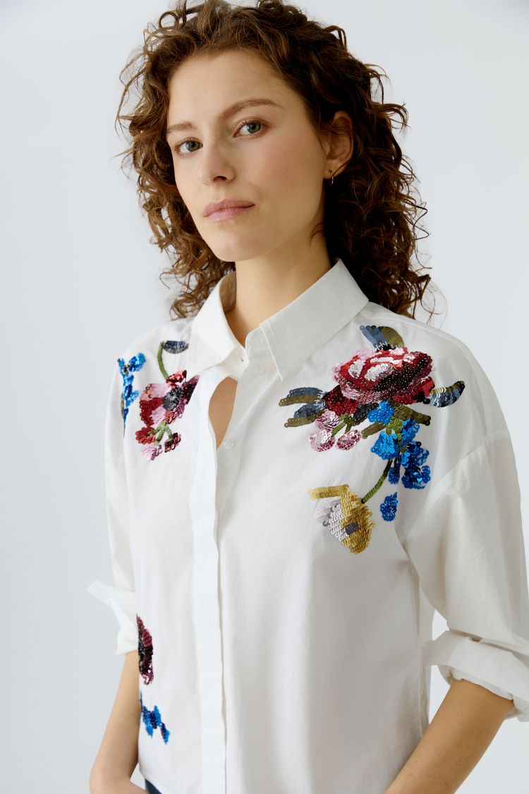 Oui - Sequin Blouse