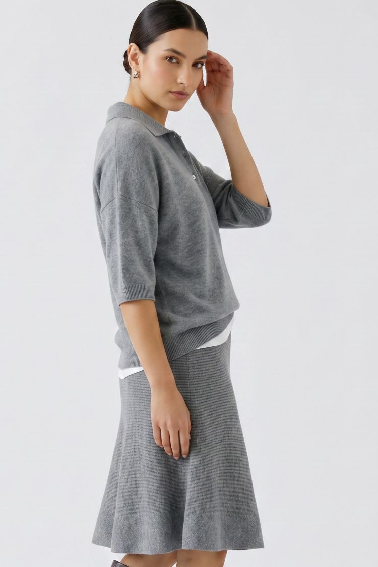 Oui - Polo Knit
