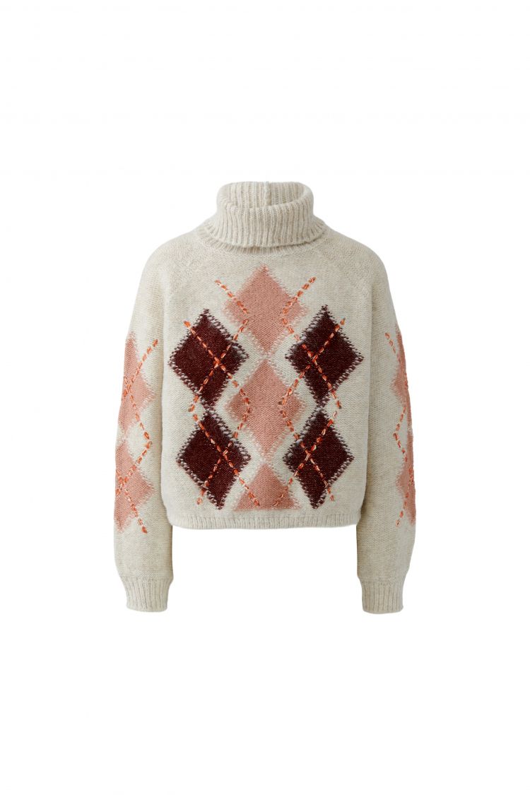 Oui - Argyle Knit