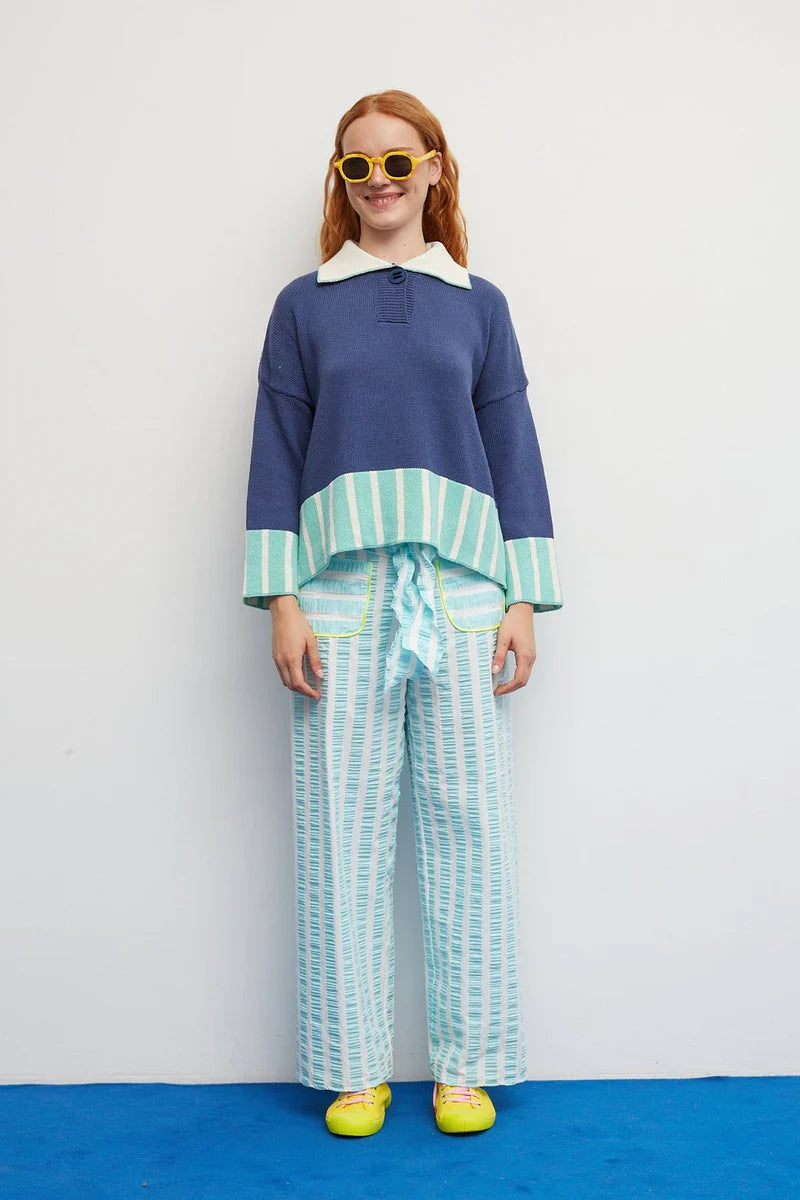 Dr Bloom - Stripe Trouser - Lazo