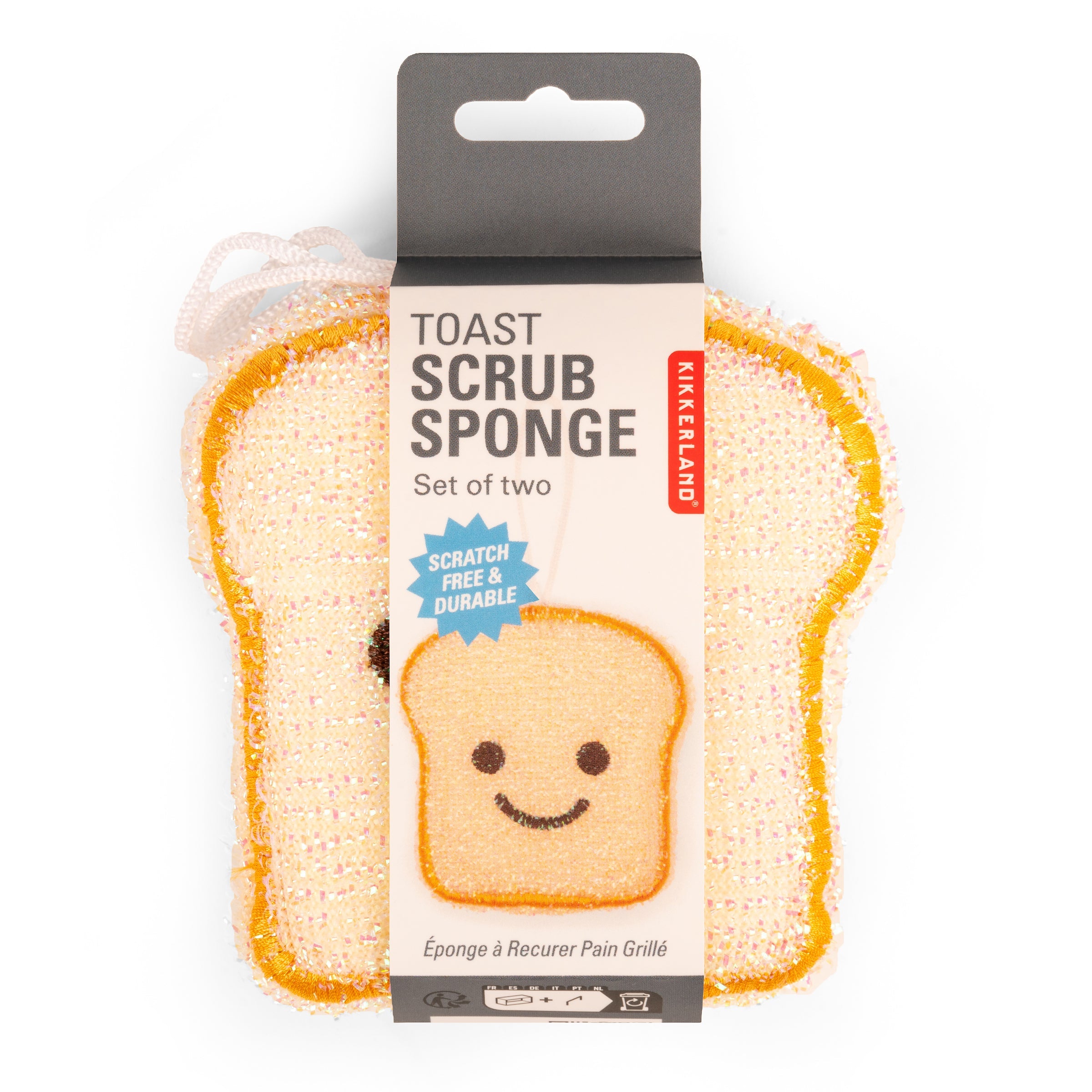 Kikkerland - Toast Scrub Sponge