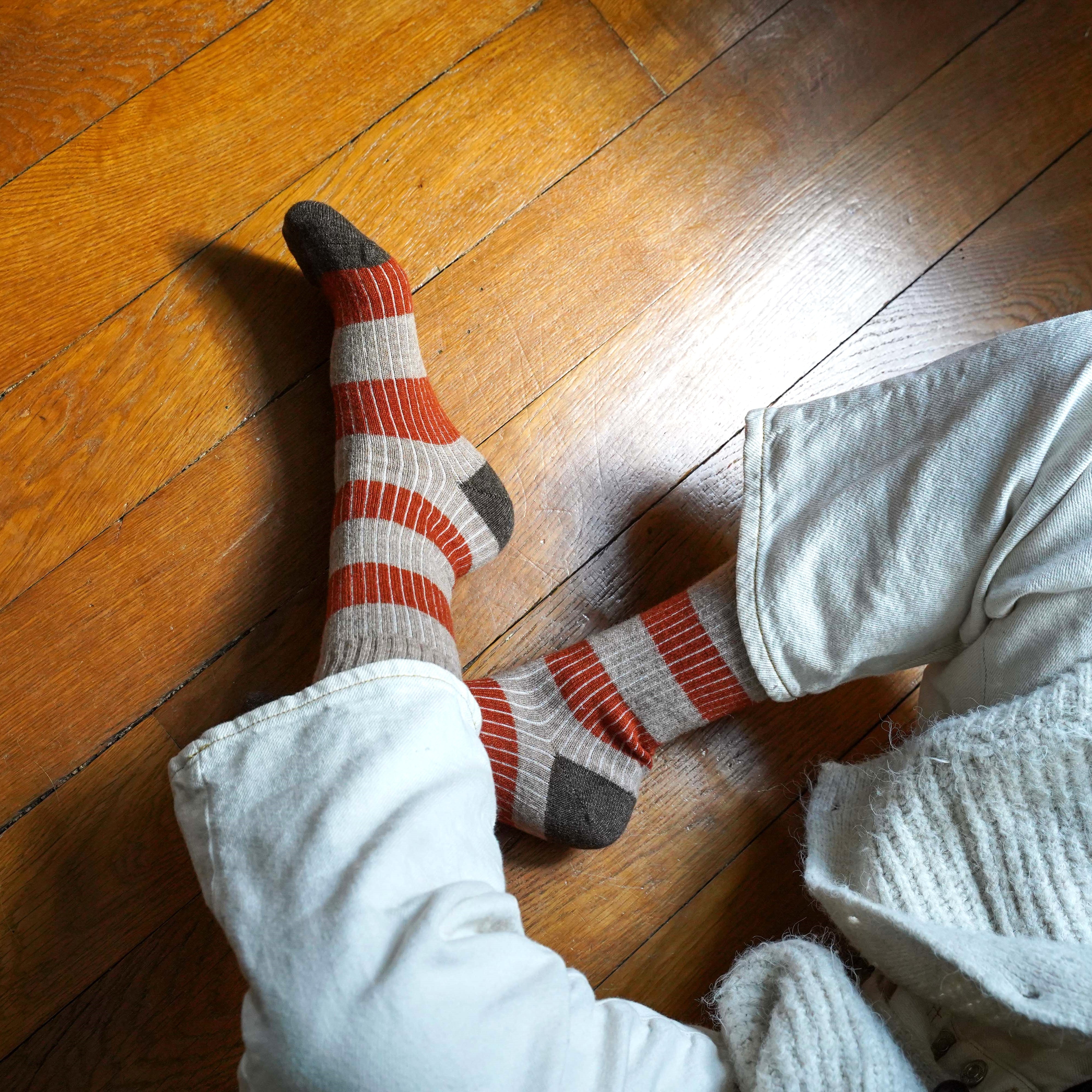 Klue - Wool Socks - Stripe