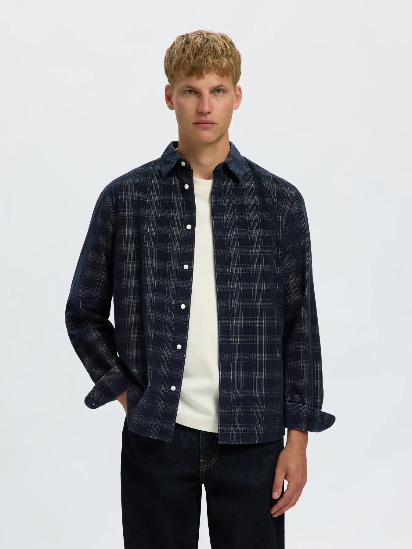 Selected H - Cord Shirt - Claus