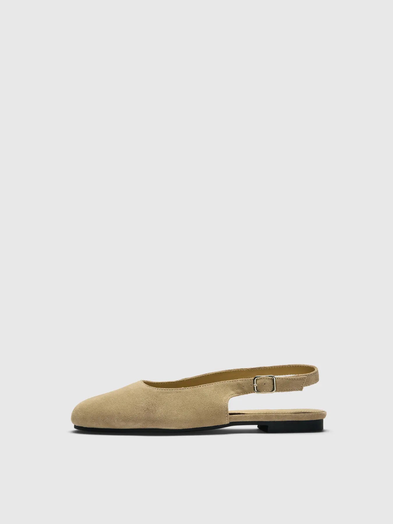 Selected F - Suede Ballerina - Charlotte