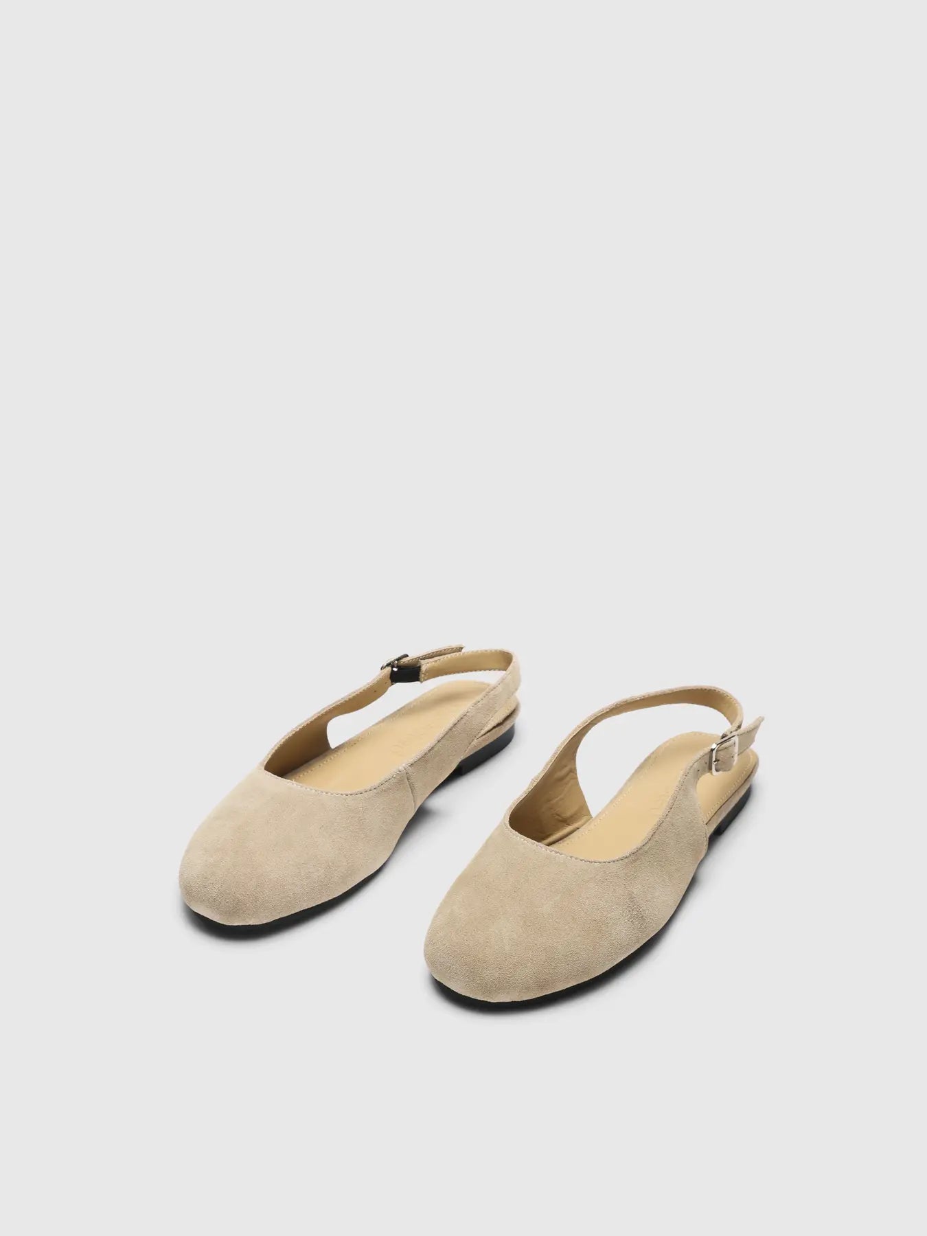 Selected F - Suede Ballerina - Charlotte