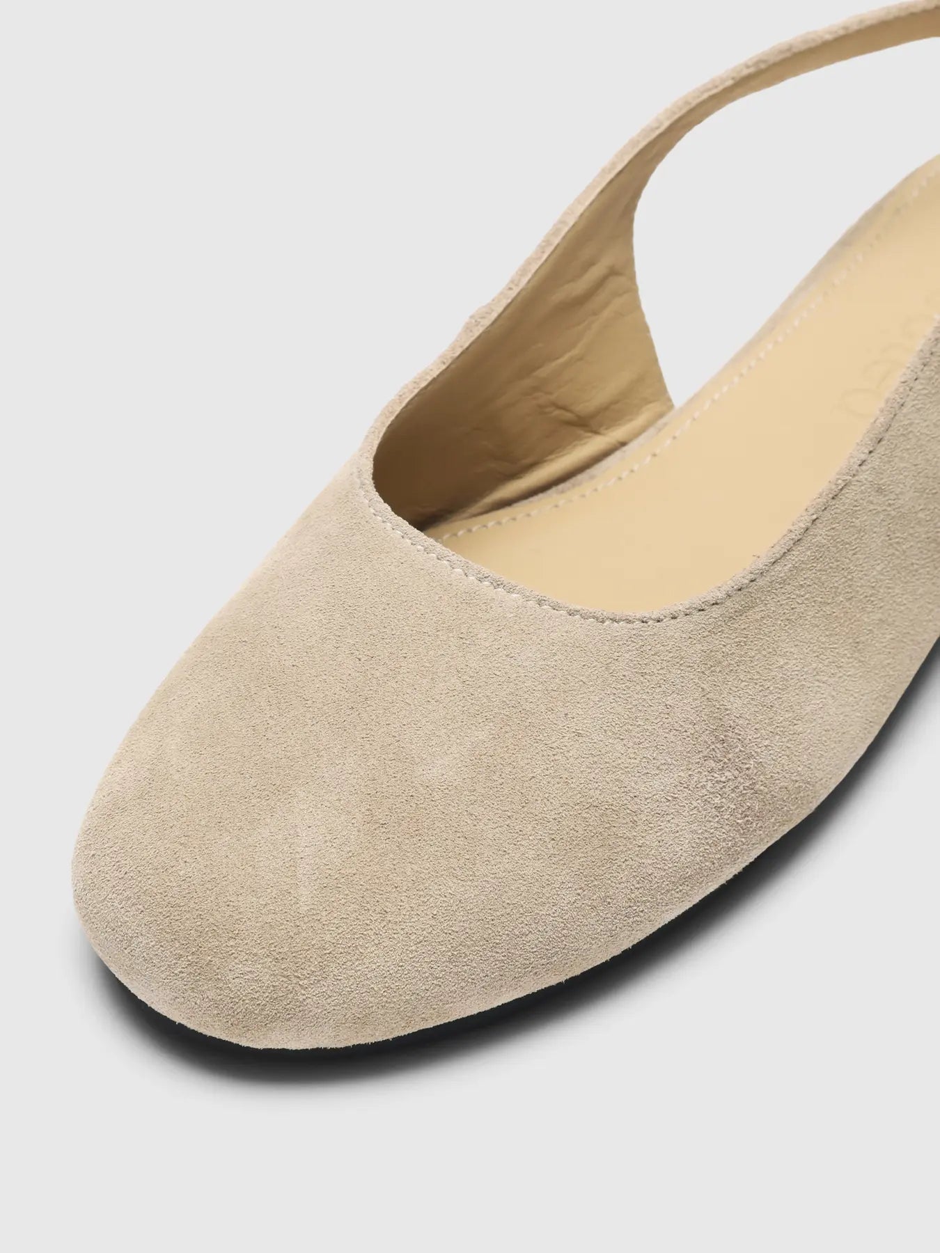 Selected F - Suede Ballerina - Charlotte