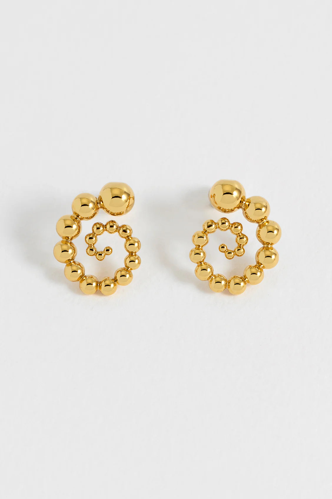 Estella Bartlett - Beaded Swirl Earrings
