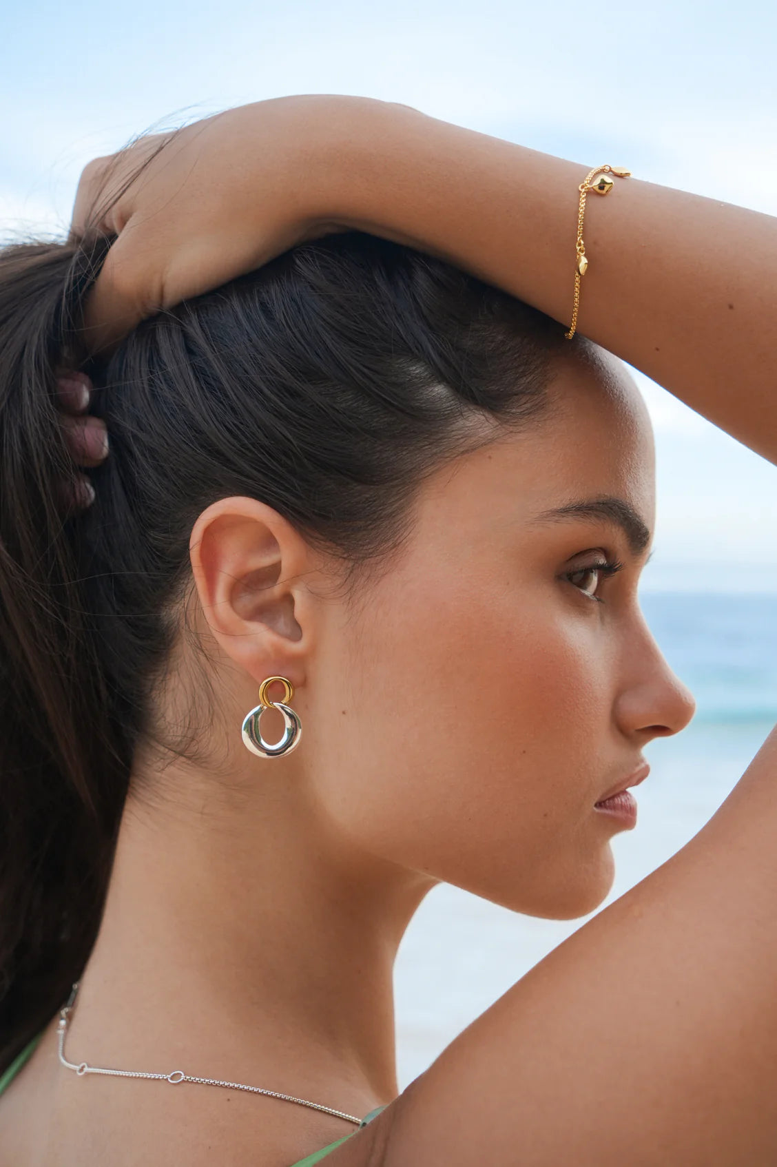 Estella Bartlett - Link Hoop Earrings