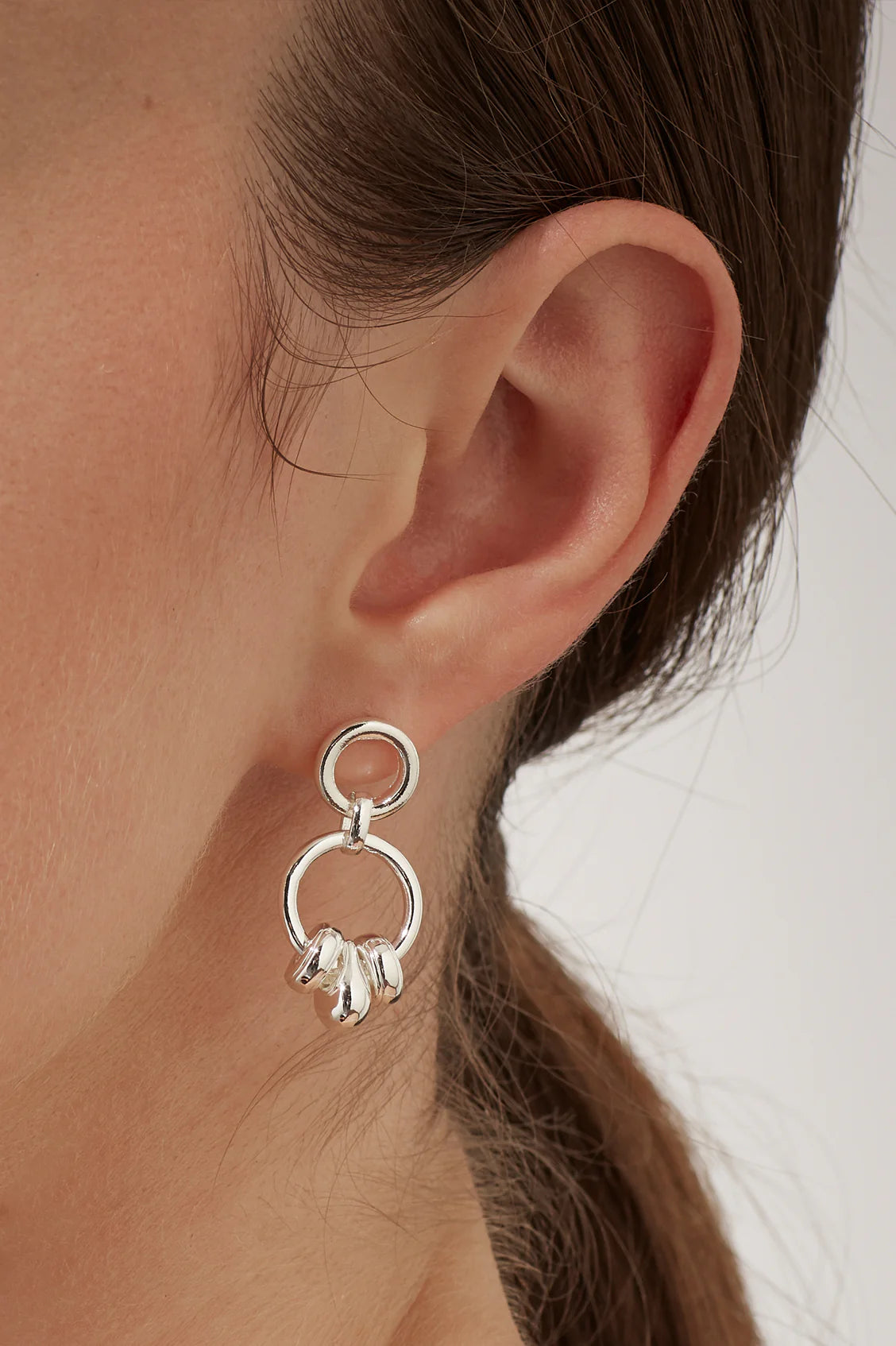 Estella Bartlett - Beaded Two Tier Hoops