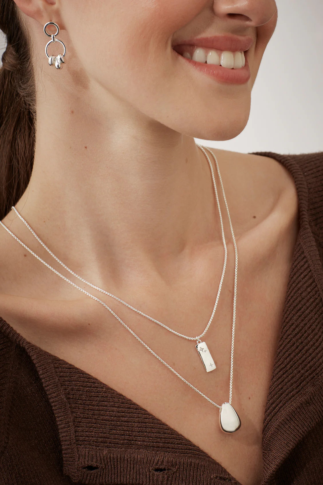 Estella Bartlett - Molten Tablet Necklace