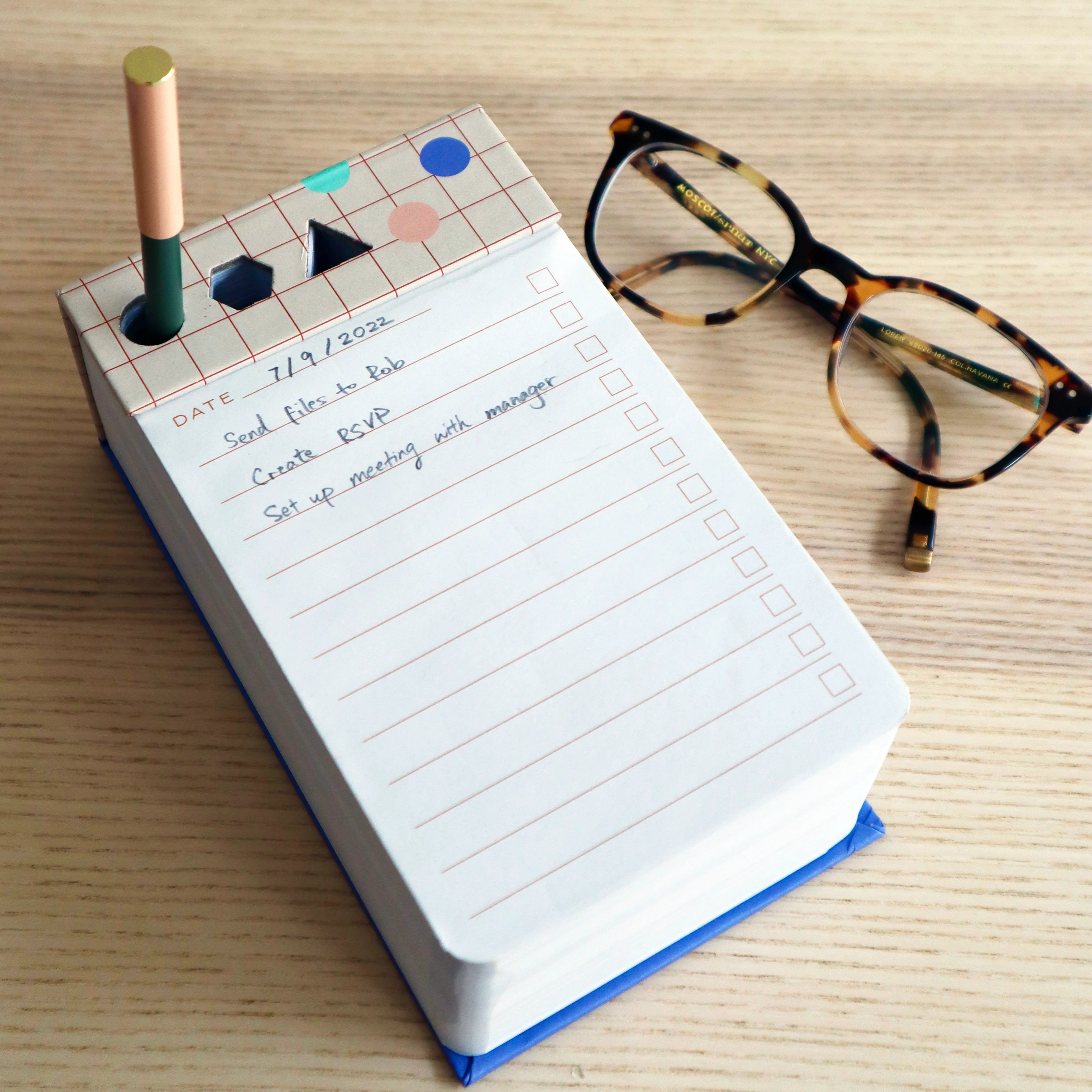 Kikkerland - Desk Jotter Pad & Pen
