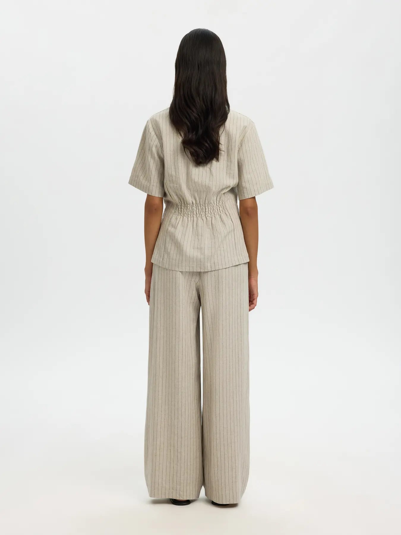 Selected F - Linen Top - Mariam