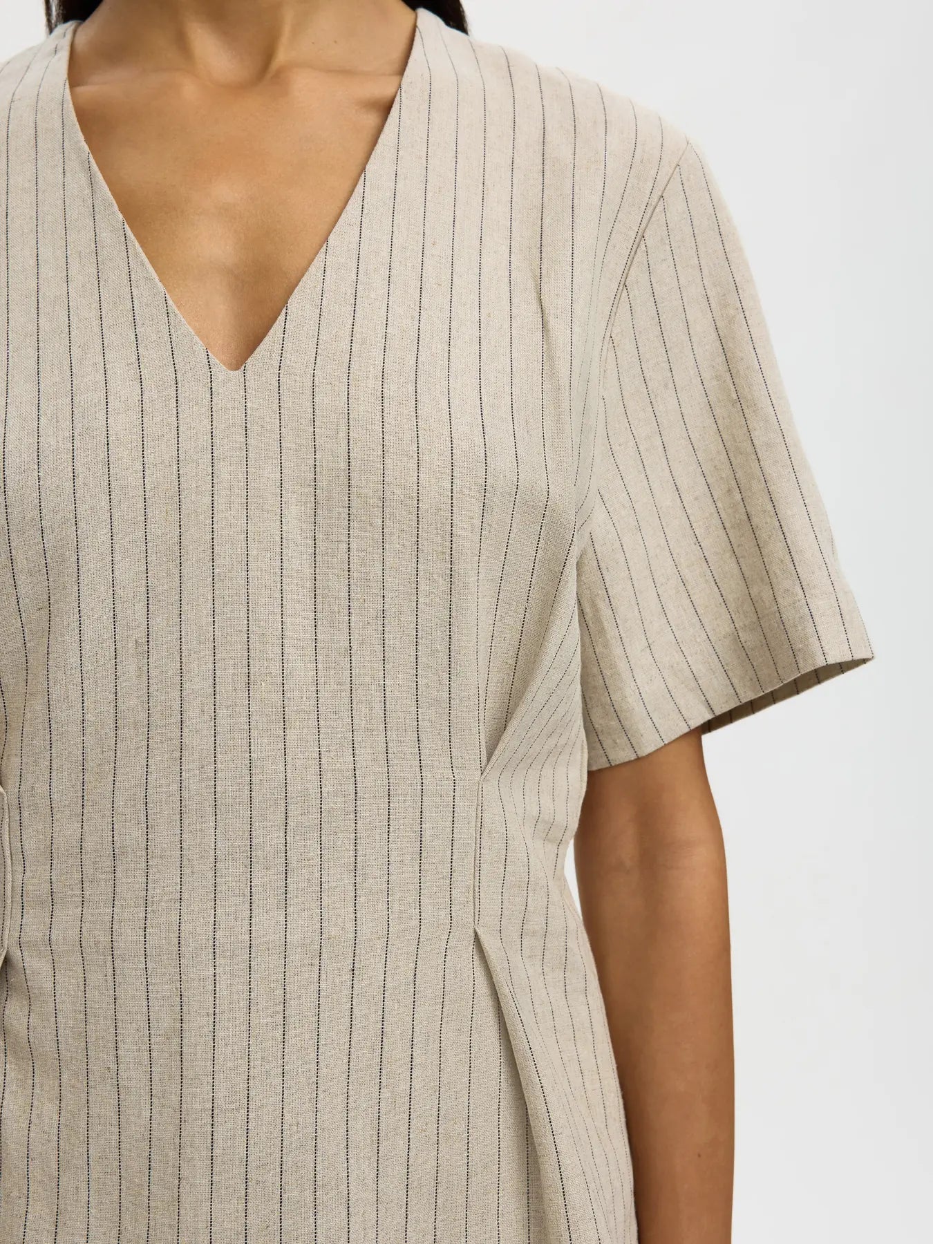 Selected F - Linen Top - Mariam