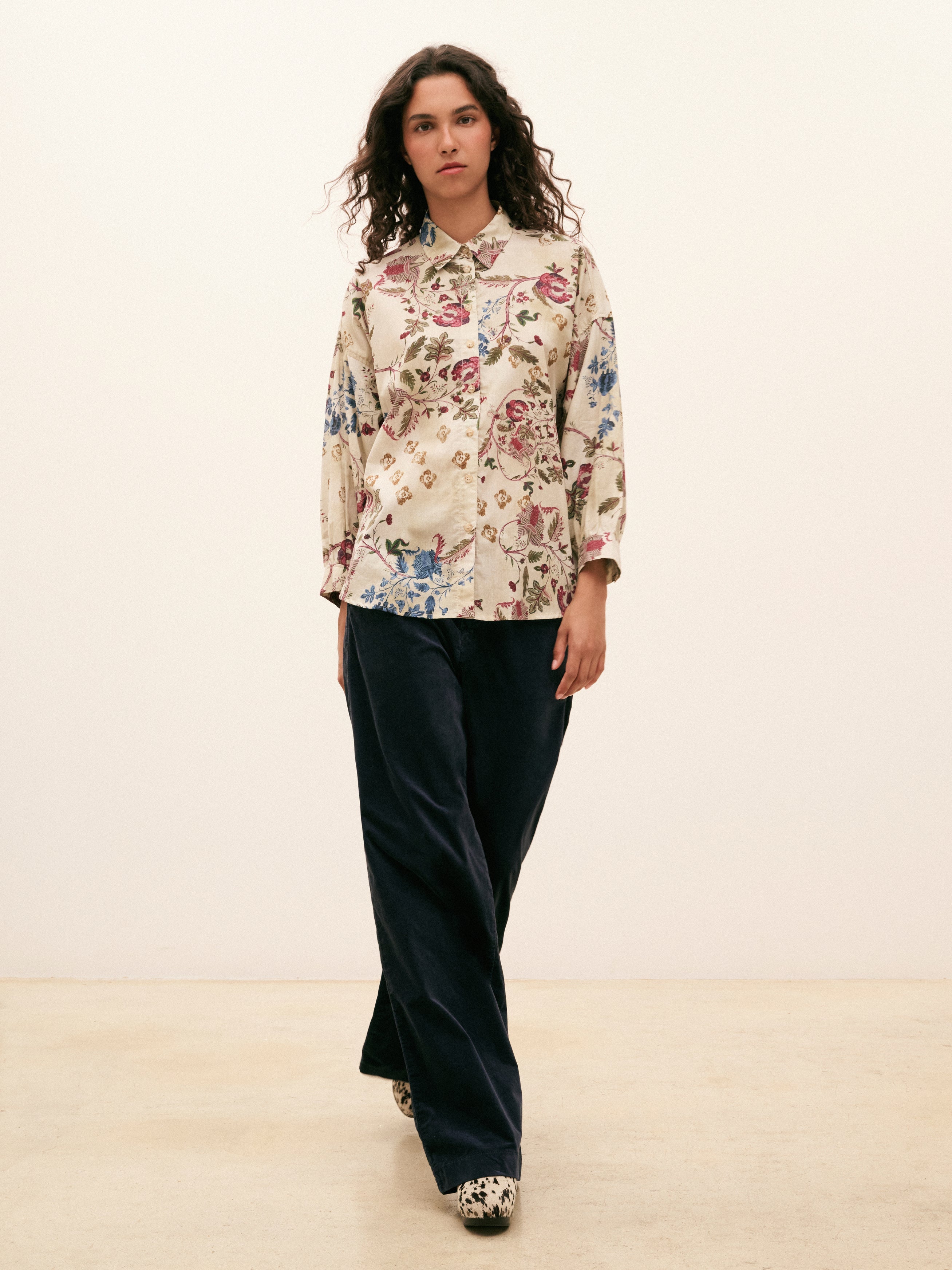 Hod - Floral Shirt - Kelly