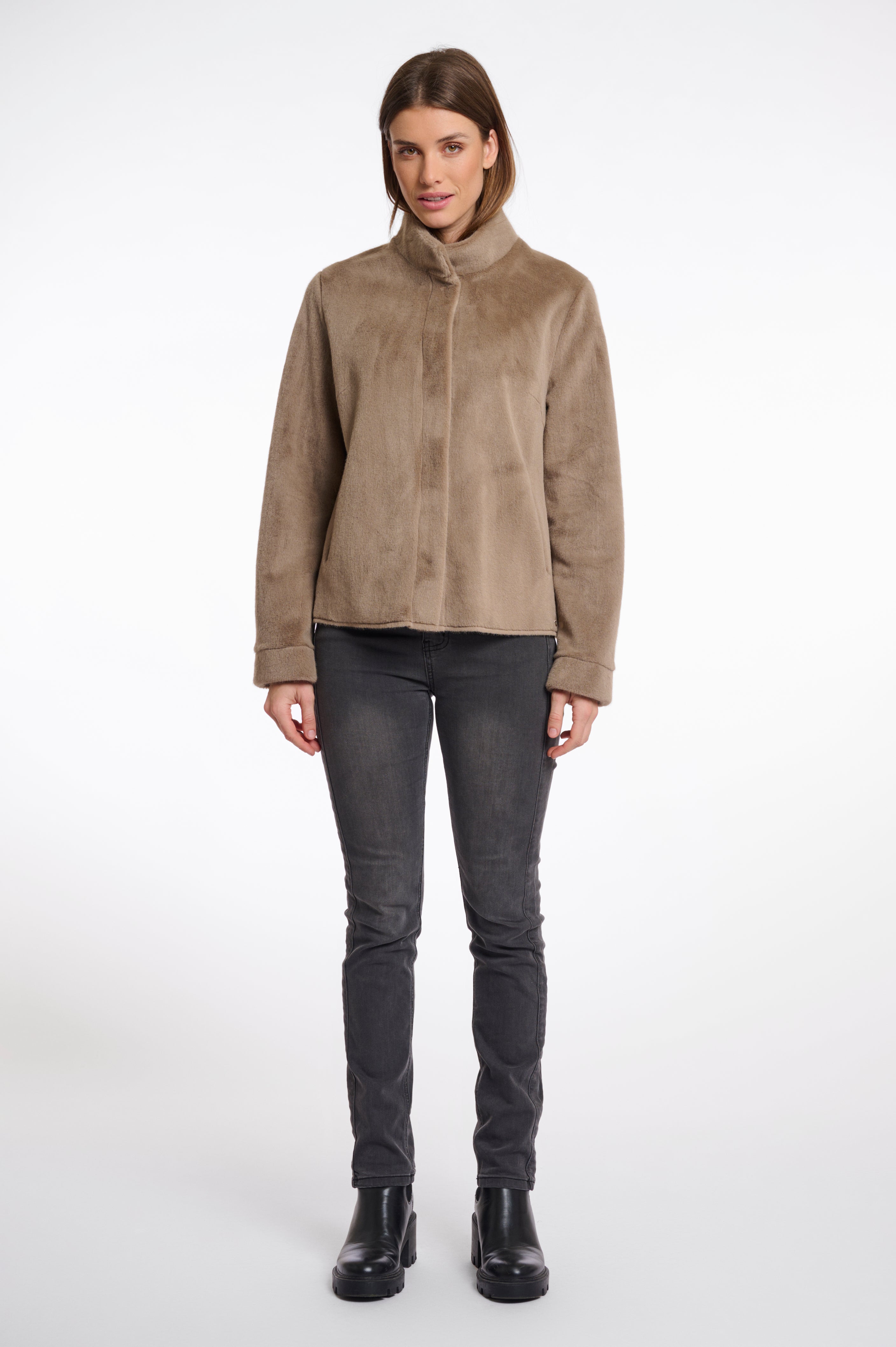 Rino & Pell - Faux Fur Jacket - Madai