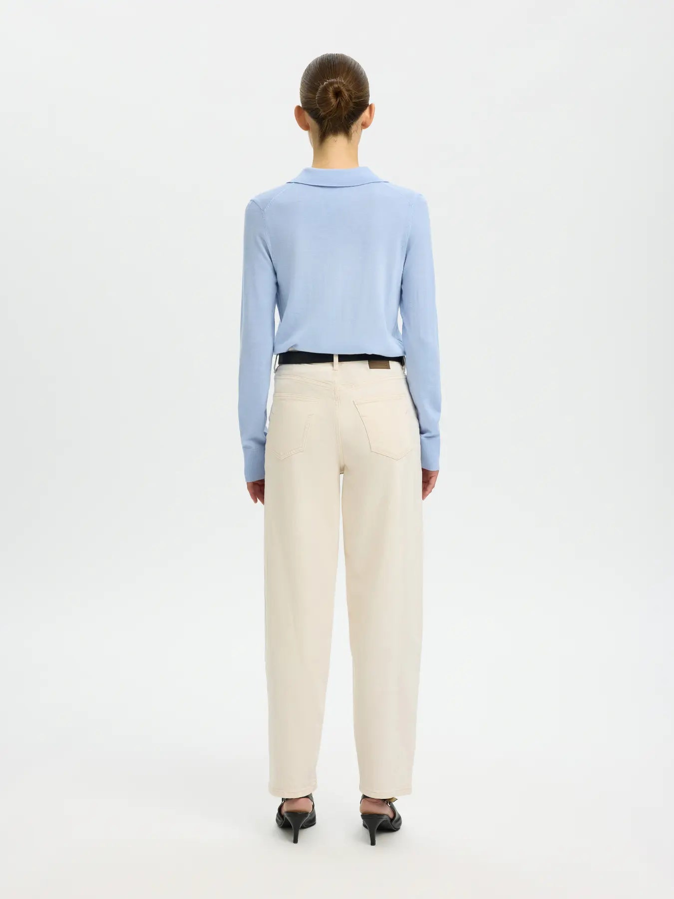 Selected F - Collared Knit - Thea