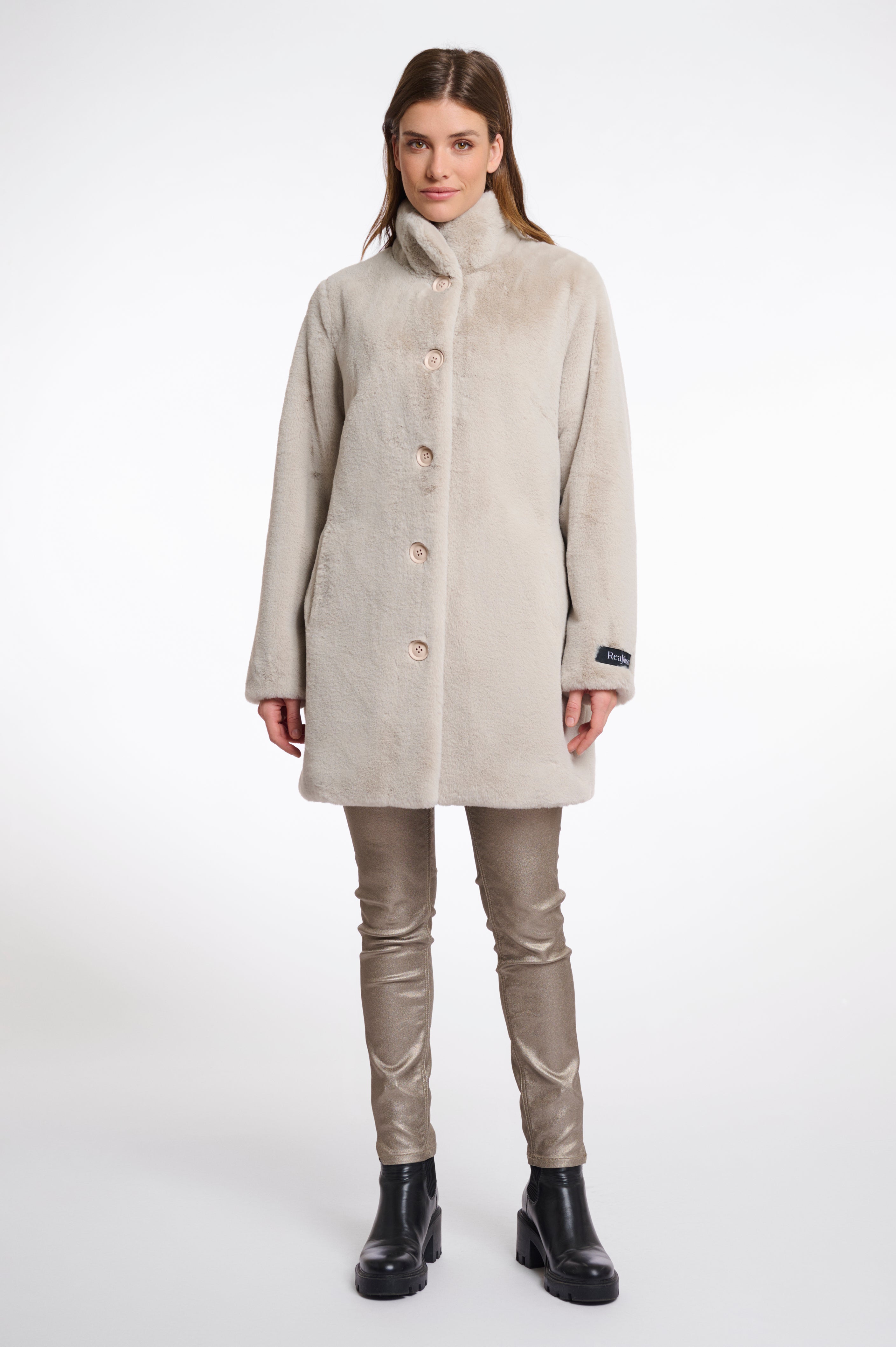 Rino & Pelle - Faux Fur Coat - Nonna