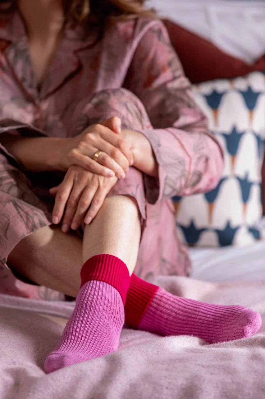 Rosie Sudgen - Contrast Cashmere Socks