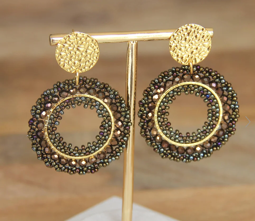 Santibe - Large Hoop Earrings - Atacama