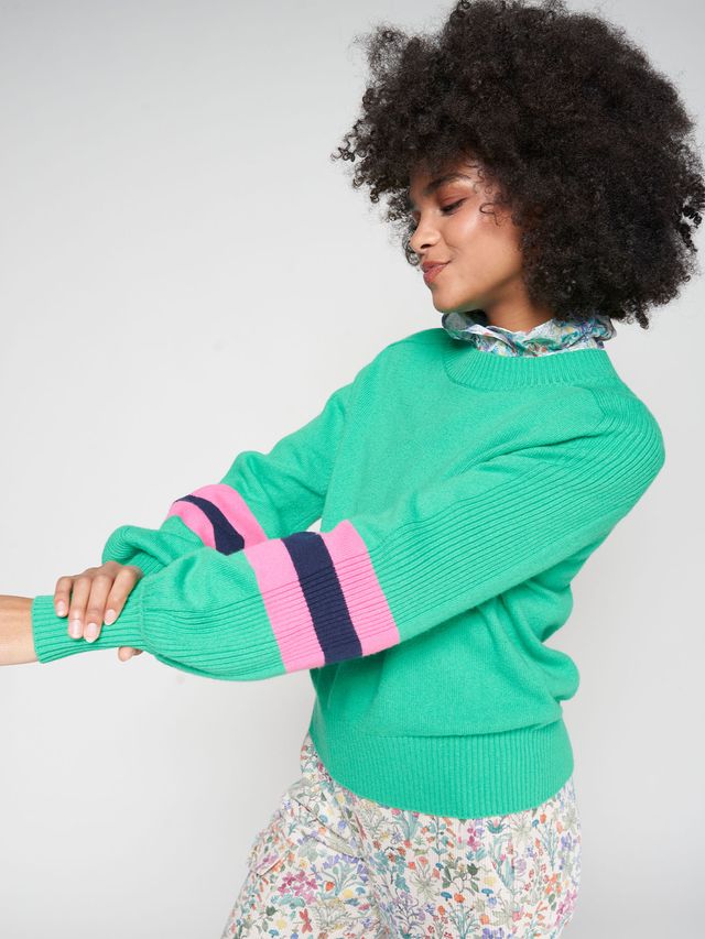 Vilagallo - Knit - Balloon Stripe Sleeve