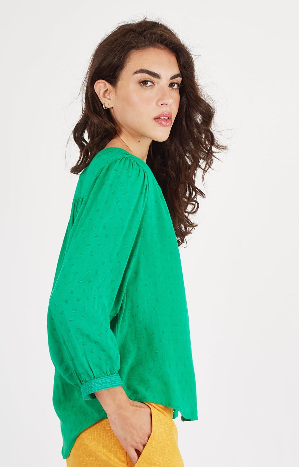 Traffic People - Textured Blouse