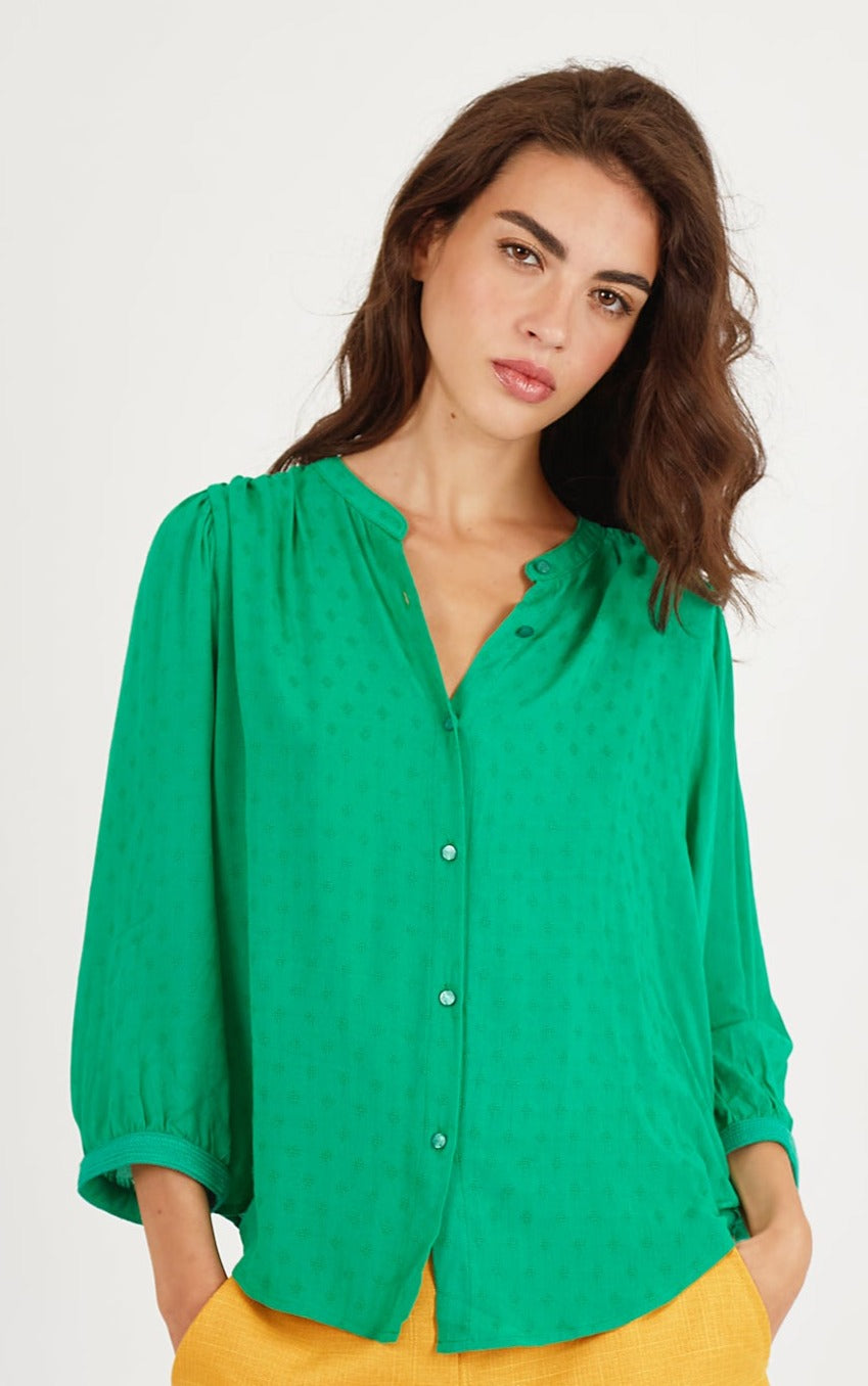 Traffic People - Textured Blouse